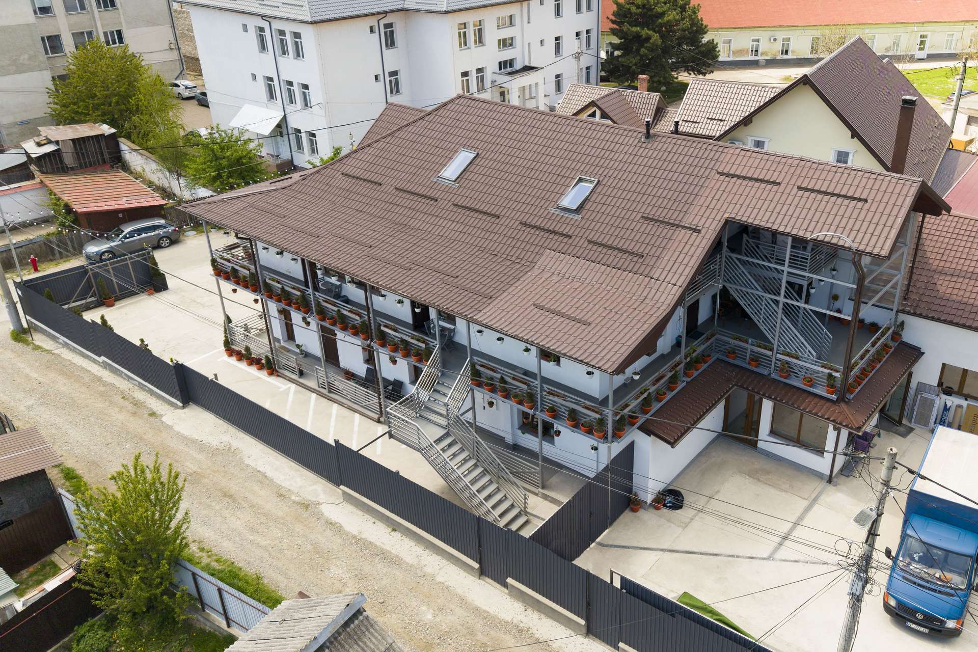 Vila Vaias Aparts — vedere aeriană panoramică